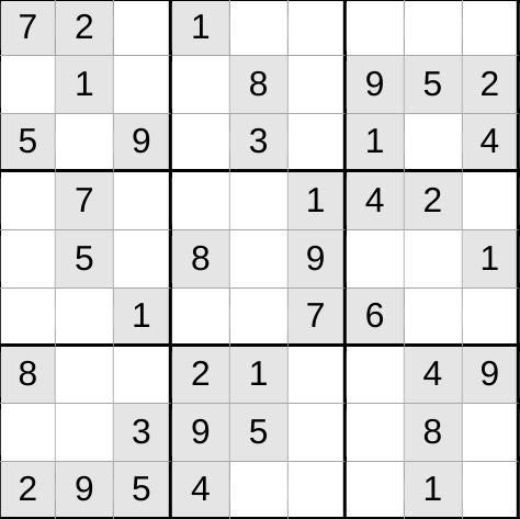 November Sudoku