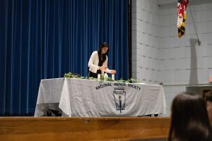 NHS Welcomes New Members at November 11th Induction Ceremony